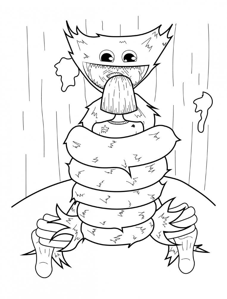 Раскраска Хаги Ваги (радужная) фото книги 3