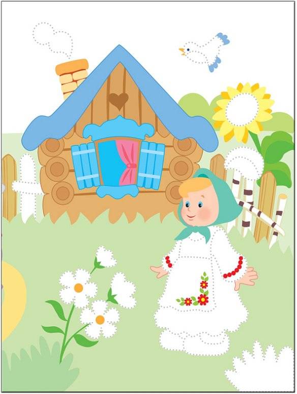 Рисуем по точкам. Репка фото книги 4