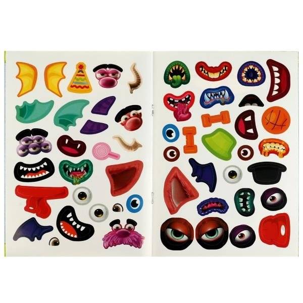 Чудастики. Придумай монстрика. С наклейками фото книги 3