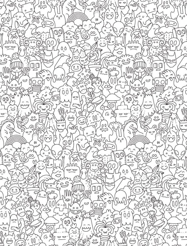 Для самых умных. Раскраска-антистресс фото книги 4