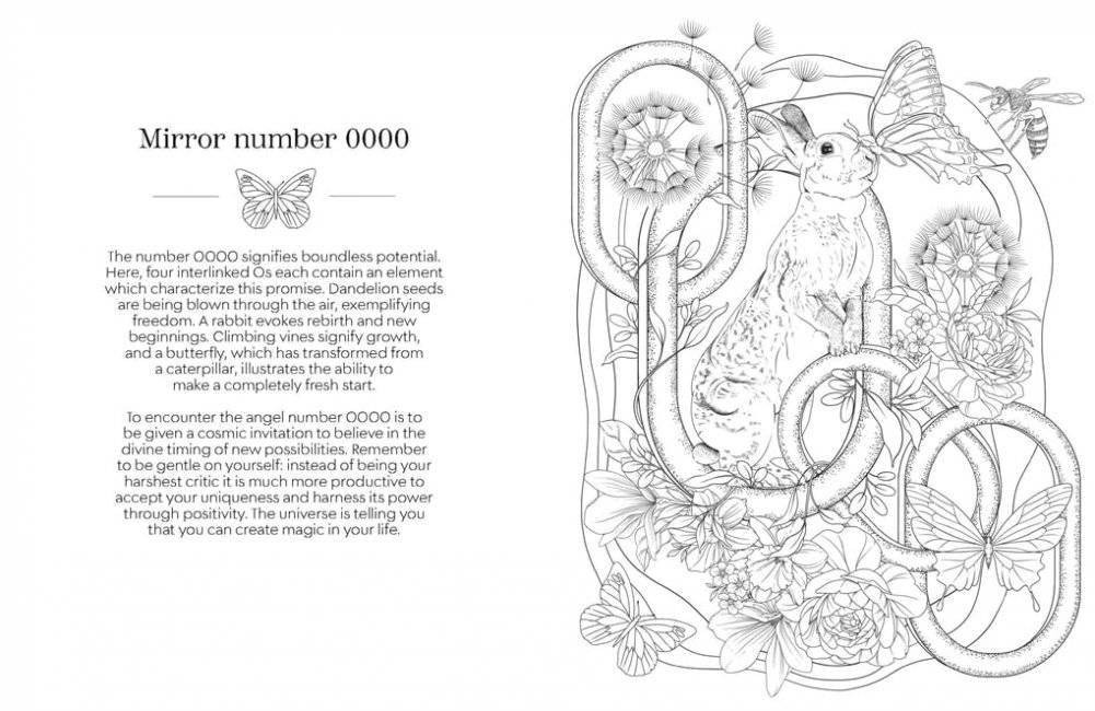 Angel Numbers Colouring фото книги 5