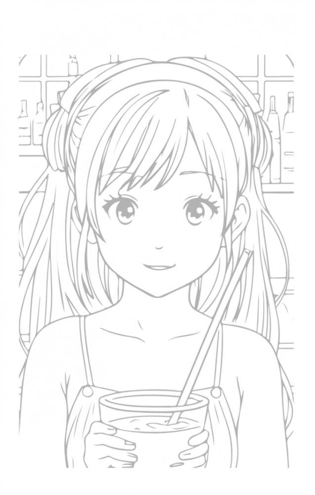 Аниме-персонажи: рисуй и раскрашивай. Блокнот для творчества фото книги 9