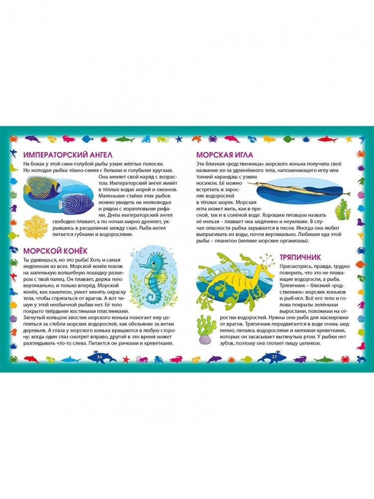 Морские обитатели. Энциклопедия для малышей фото книги 10