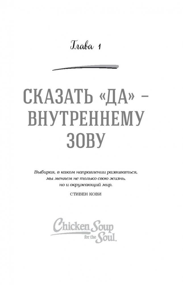 Куриный бульон для души. Сила "Да". 101 история о смелости пробовать новое фото книги 2