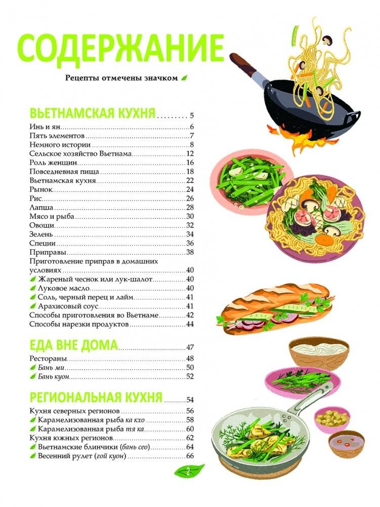 Вьетнамская кухня в иллюстрациях фото книги 2