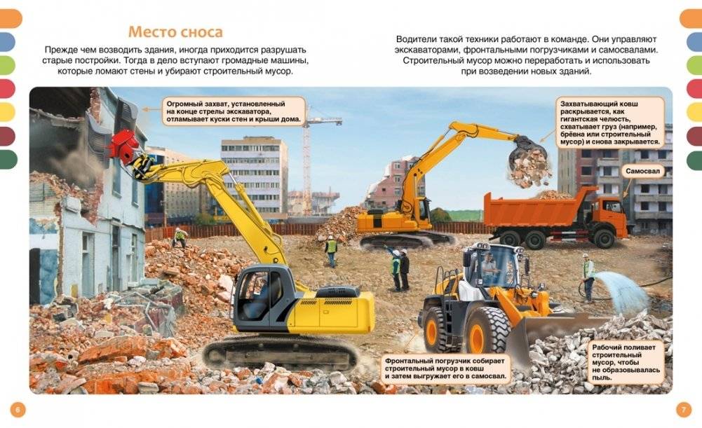 Машины на стройке. От бульдозера до башенного крана фото книги 3