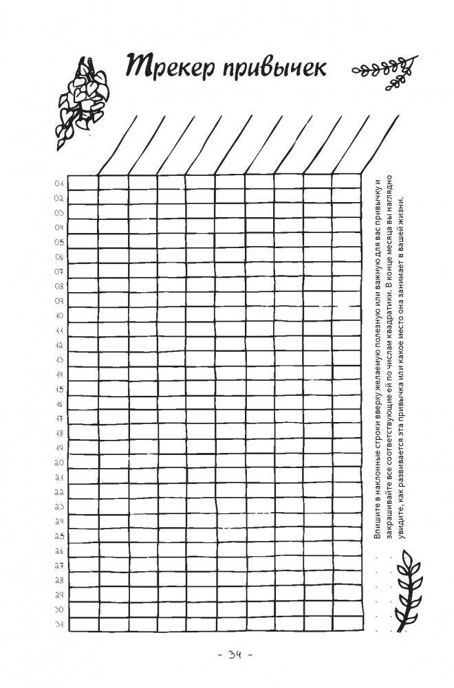Креативный bullet-ежедневник на весь год. Запиши, нарисуй, реализуй! Твои идеи = твой успех (черный) фото книги 6