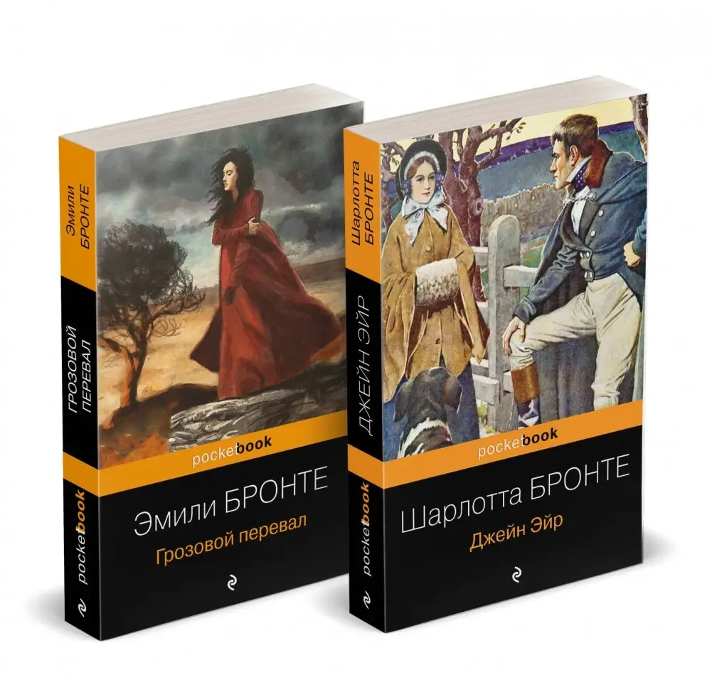 Набор "Готическая классика: два шедевра сестер Бронте (Грозовой перевал и Джейн Эйр)" фото книги