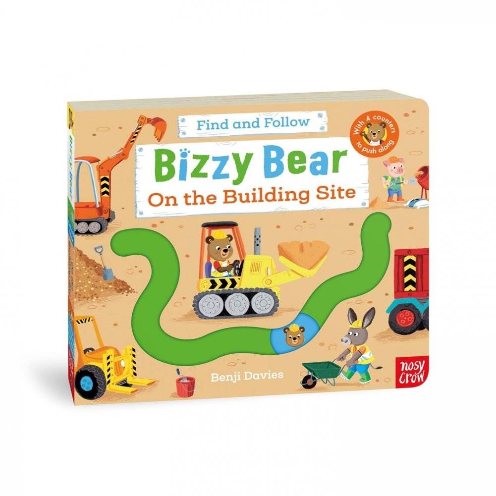 Bizzy Bear: Find and Follow on the Building Site фото книги 2