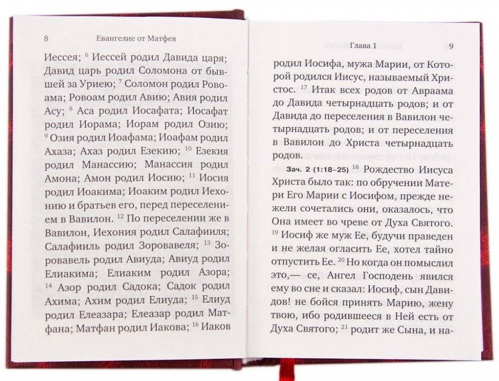 Святое Евангелие: карманное. На русском языке с зачалами фото книги 3