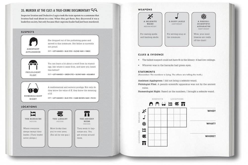 Murdle: Volume 1: 100 Elementary to Impossible Mysteries to Solve Using Logic, Skill, and the Power of Deduction фото книги 5