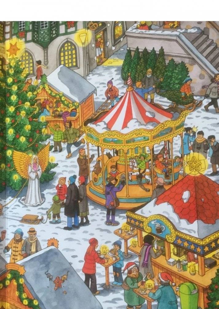 Зимние забавы. Виммельбух фото книги 2