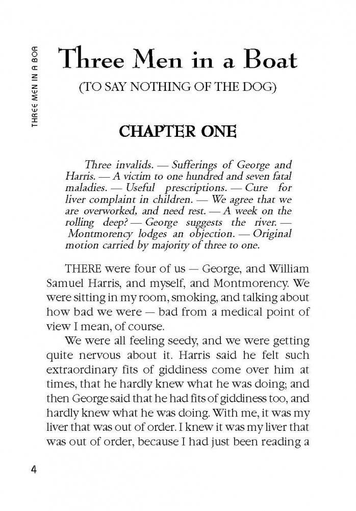 Трое в лодке, не считая собаки. Книга для чтения на английском языке фото книги 4