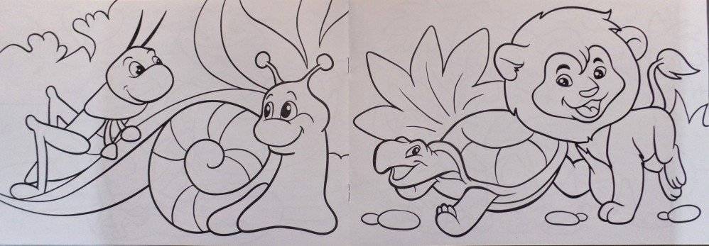 Раскраска для самых маленьких. Зверушки фото книги 3