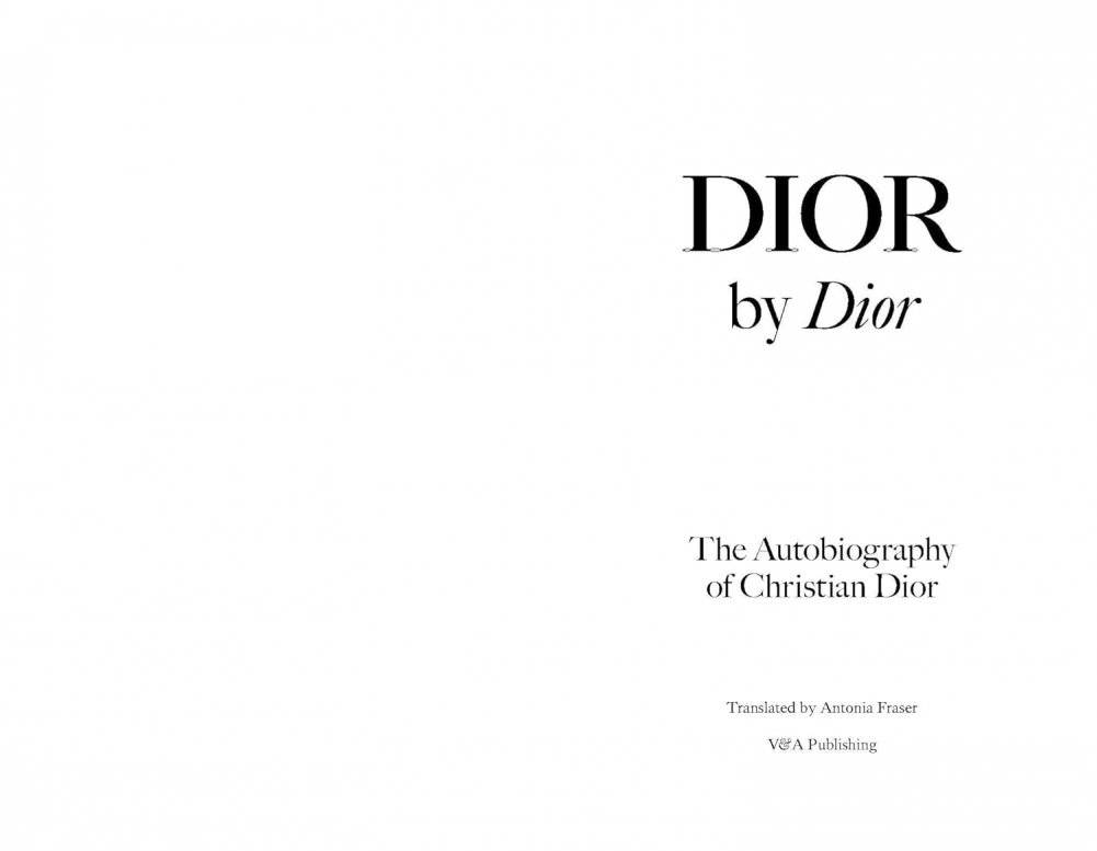 Dior by Dior: The Autobiography of Christian Dior фото книги 2