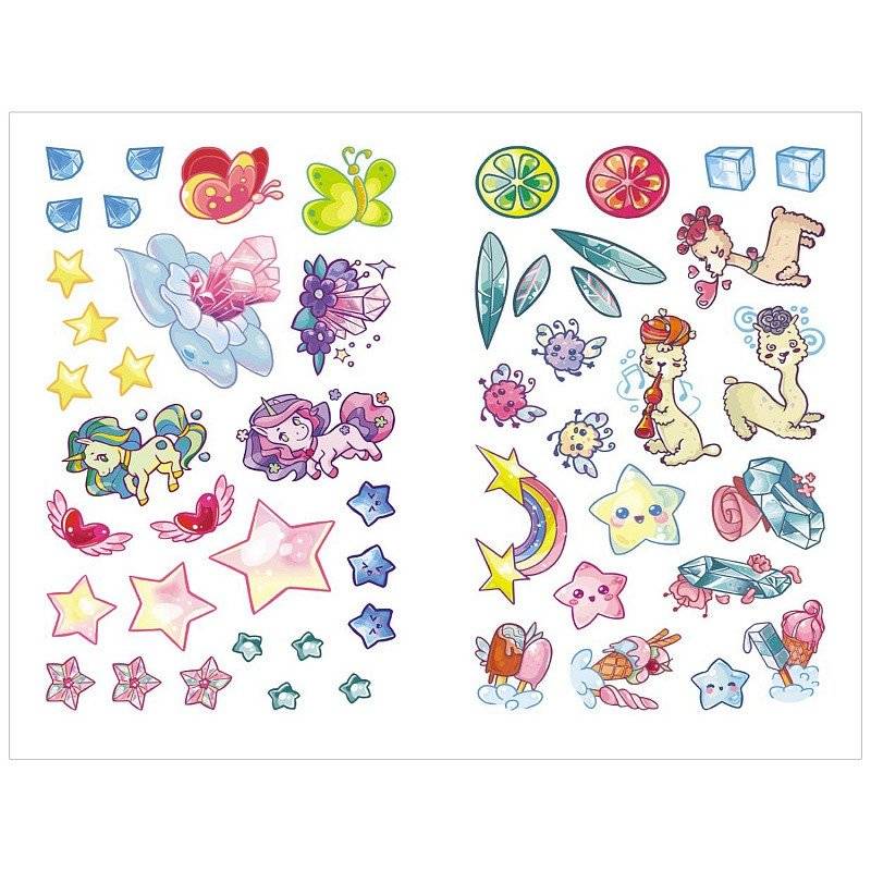 Раскраска с наклейками "В долине лам" фото книги 2