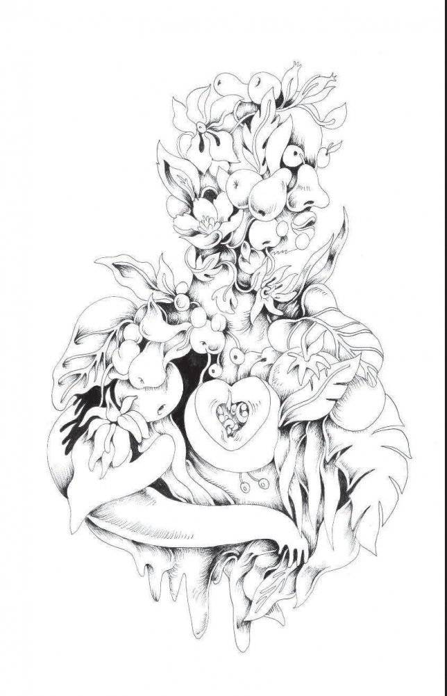 Метаморфозы. Мини-раскраска-антистресс для творчества и вдохновения фото книги 10