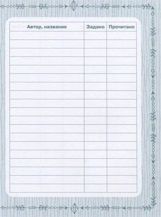 Читательский дневник фото книги 4