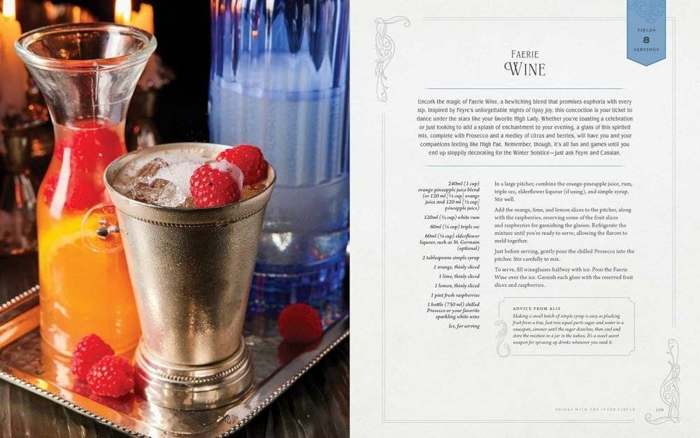 A Feast of Thorns and Roses: The Unofficial Cookbook of A Court of Thorns and Roses [UK ED] фото книги 4