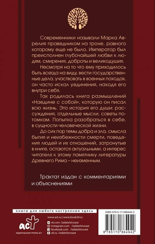 Наедине с собой с комментариями и иллюстрациями фото книги 2