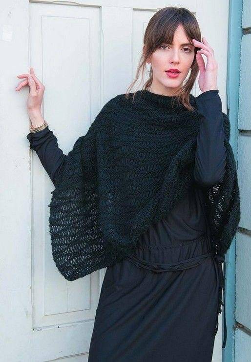 Стильные пончо и кейпы фото книги 4