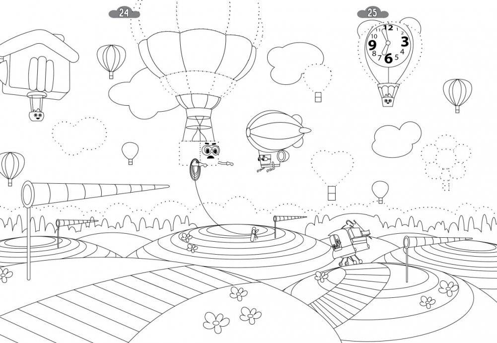 Домики. Раскраска фото книги 4