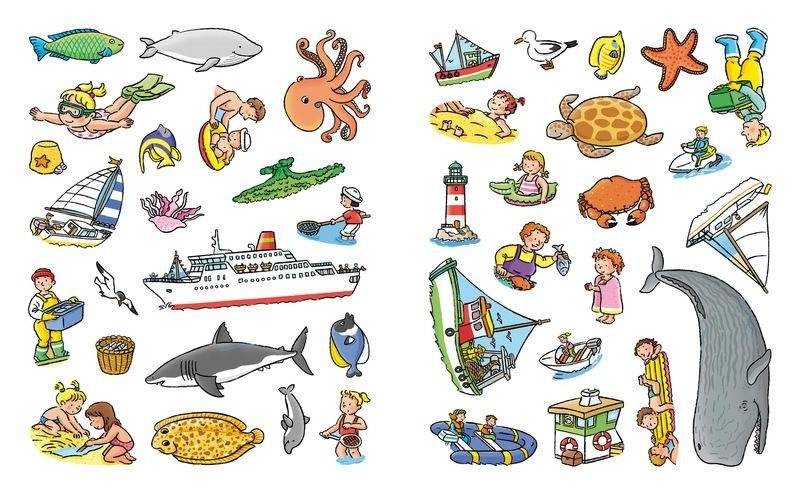 На море (с наклейками) фото книги 3