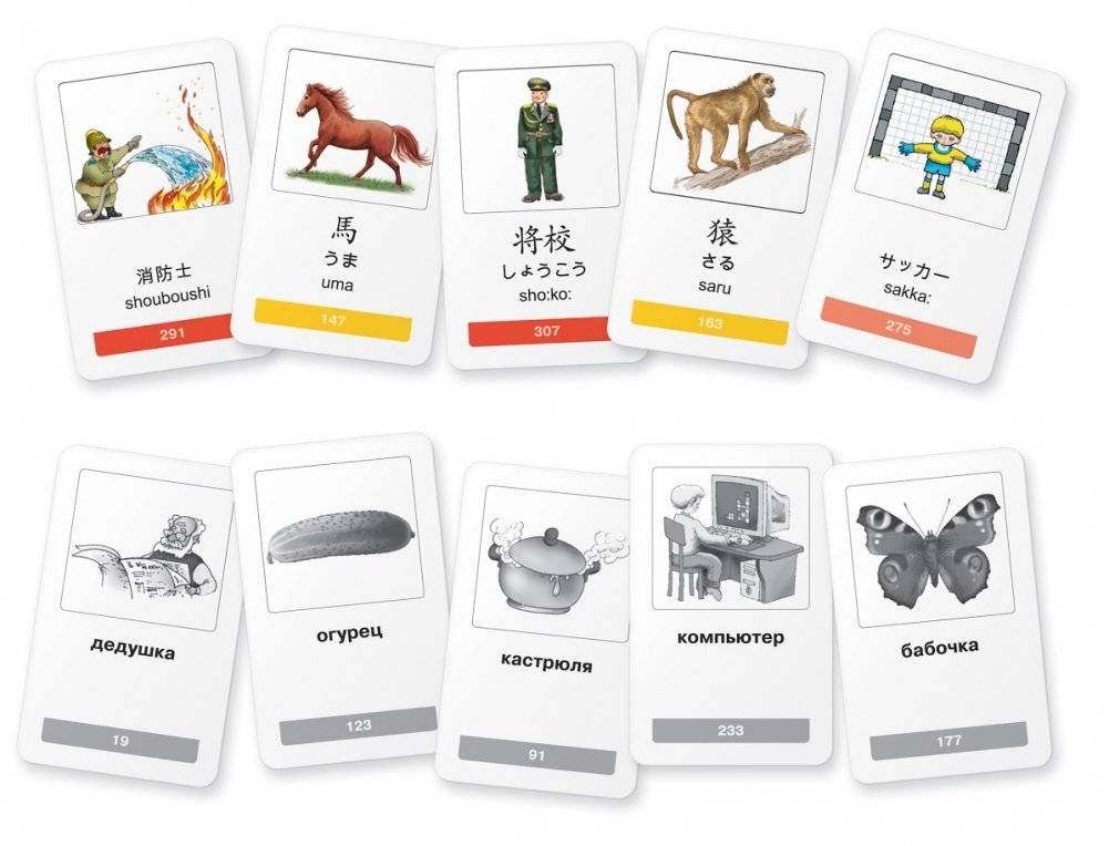 Мои первые японские слова. 333 карточки для запоминания фото книги 4
