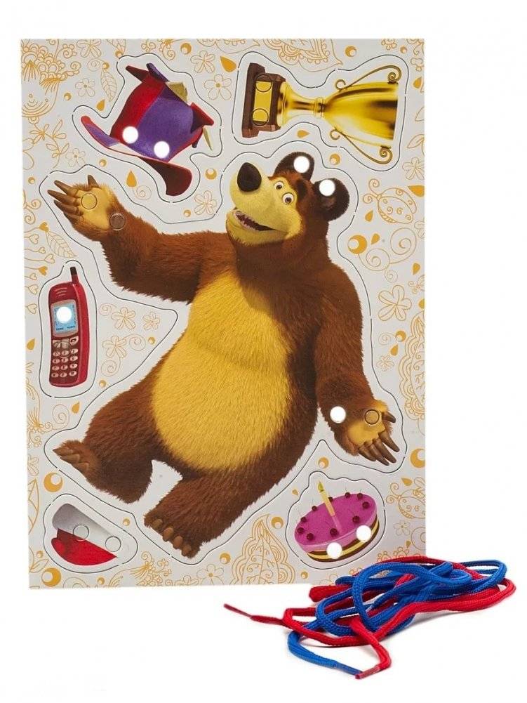 Маша и Медведь. Шнуровка "Миша" фото книги 2
