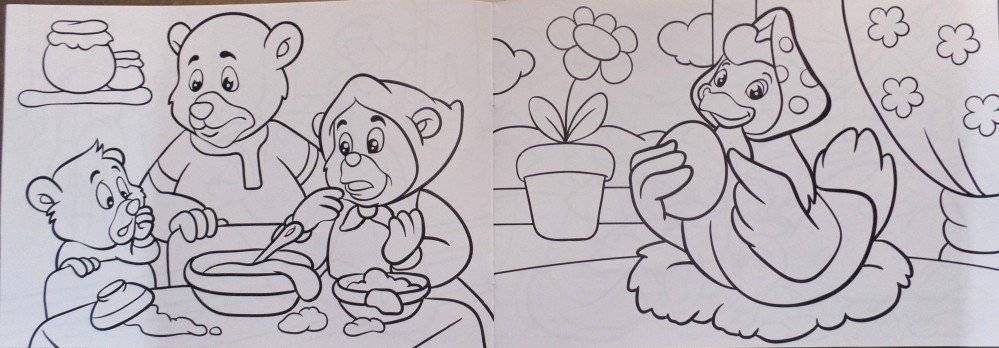 Раскраска для самых маленьких. Сказки фото книги 2