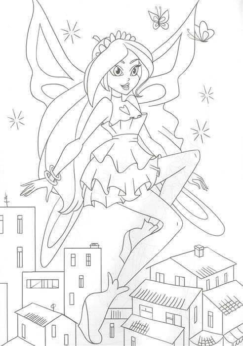 Раскраска. Любимые феи фото книги 5