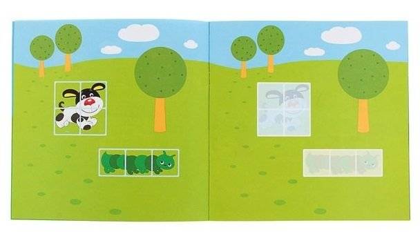 Маленькие друзья. Мозаика наклеек малышам фото книги 2