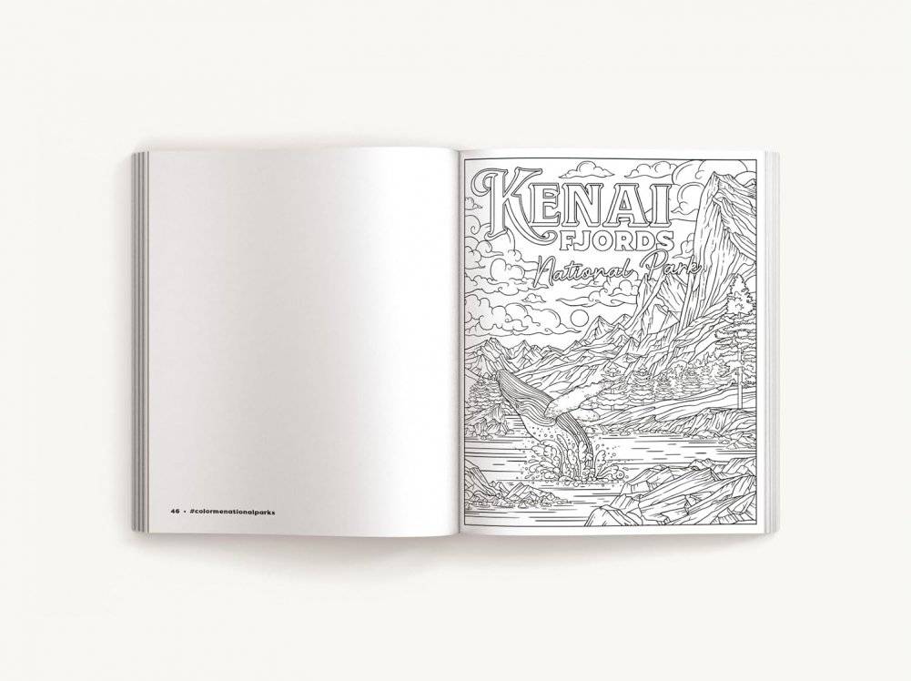 Color Me National Parks: An Adventurous Coloring Book фото книги 5