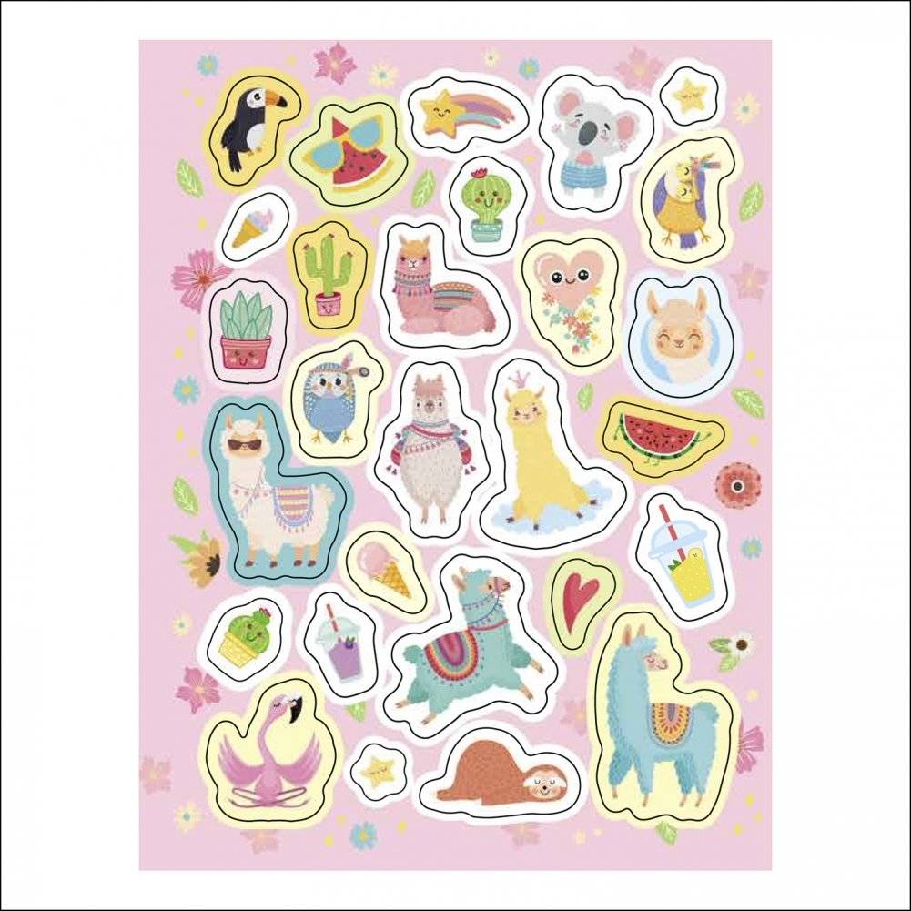 100 наклеек. Ламы фото книги 3