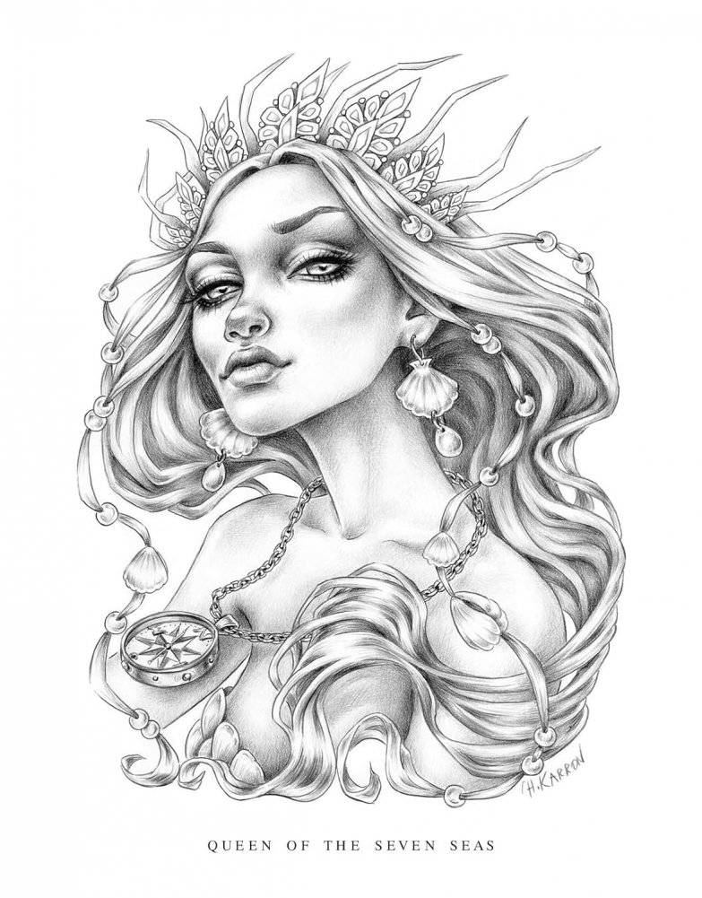 Wildflower Folk Coloring Book фото книги 4