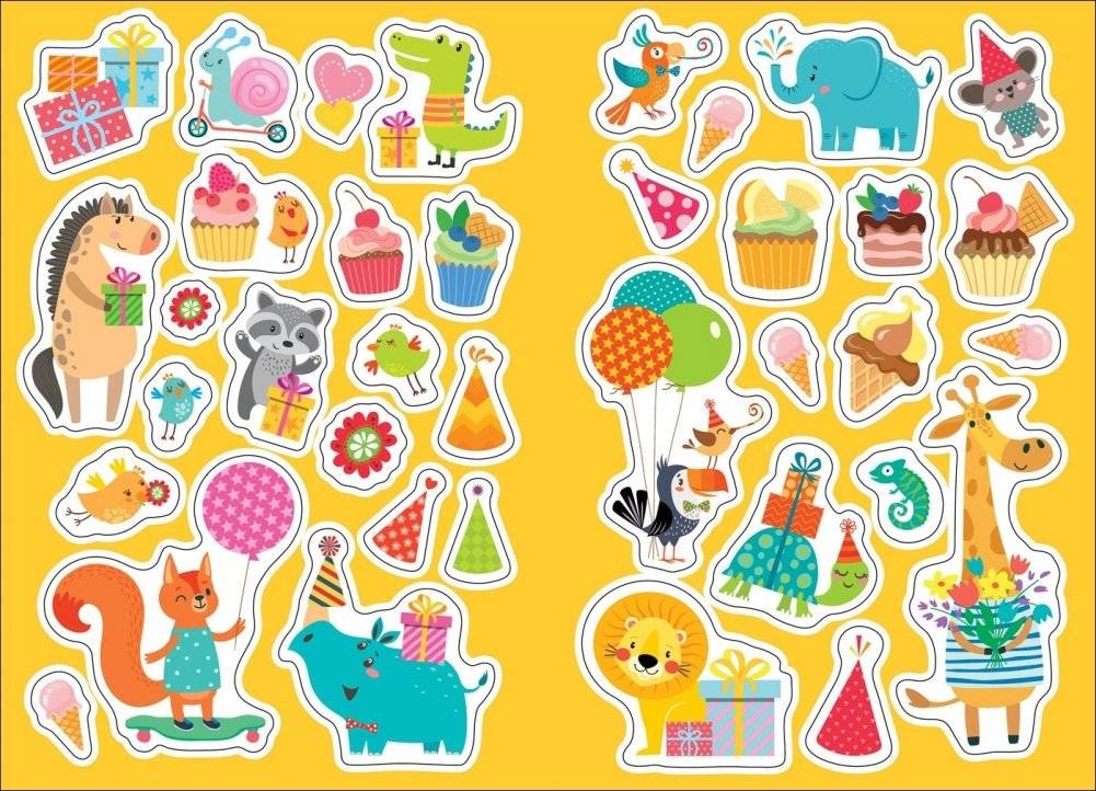 В ожидании Дня рождения. Календарь с наклейками фото книги 3