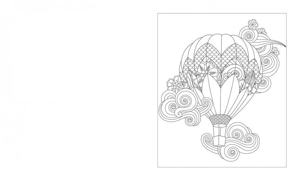 Peaceful Dreams Colouring Book фото книги 3