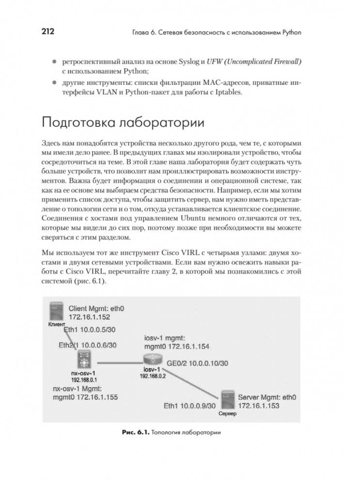 Python для сетевых инженеров. Автоматизация сети, программирование и DevOps фото книги 12