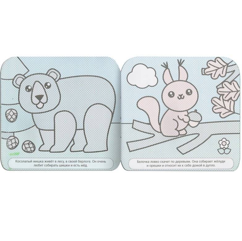 Водные раскраски. В лесу фото книги 3