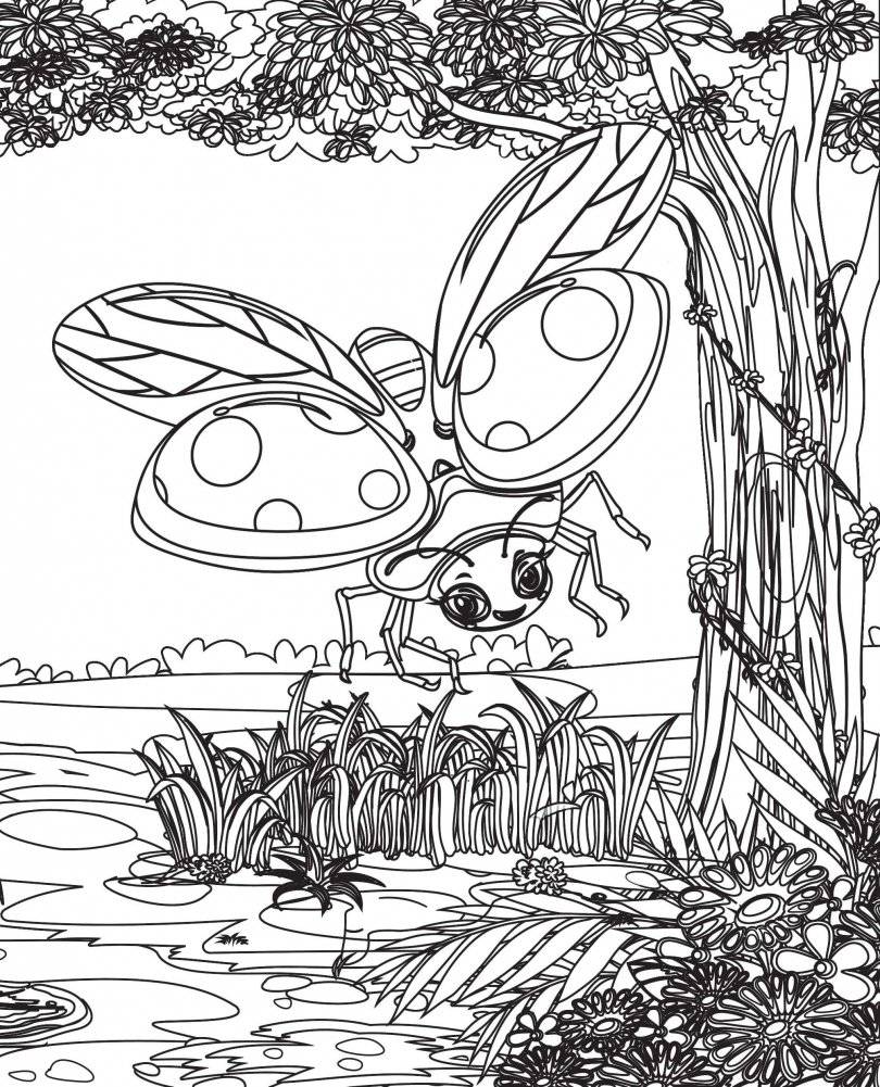 Раскраски из сказки. Насекомые фото книги 4