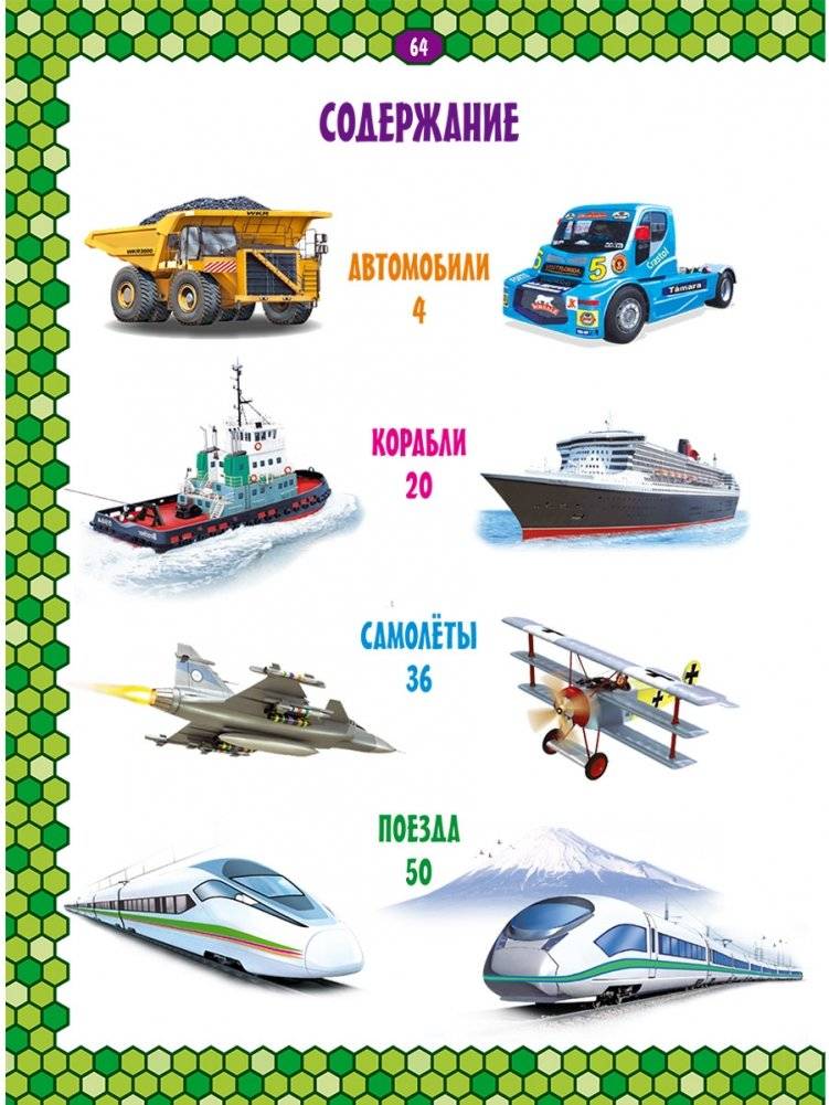 Детская энциклопедия транспорта. Автомобили, корабли, самолёты, поезда фото книги 10