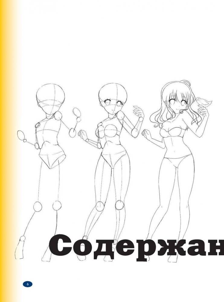 Рисуем женских персонажей аниме. Простые уроки по созданию уникальных героев фото книги 3