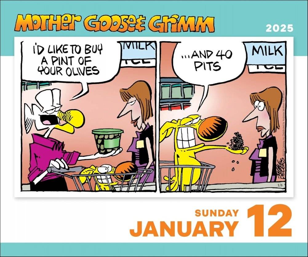 Mother Goose and Grimm 2025 Day-to-Day Calendar фото книги 3