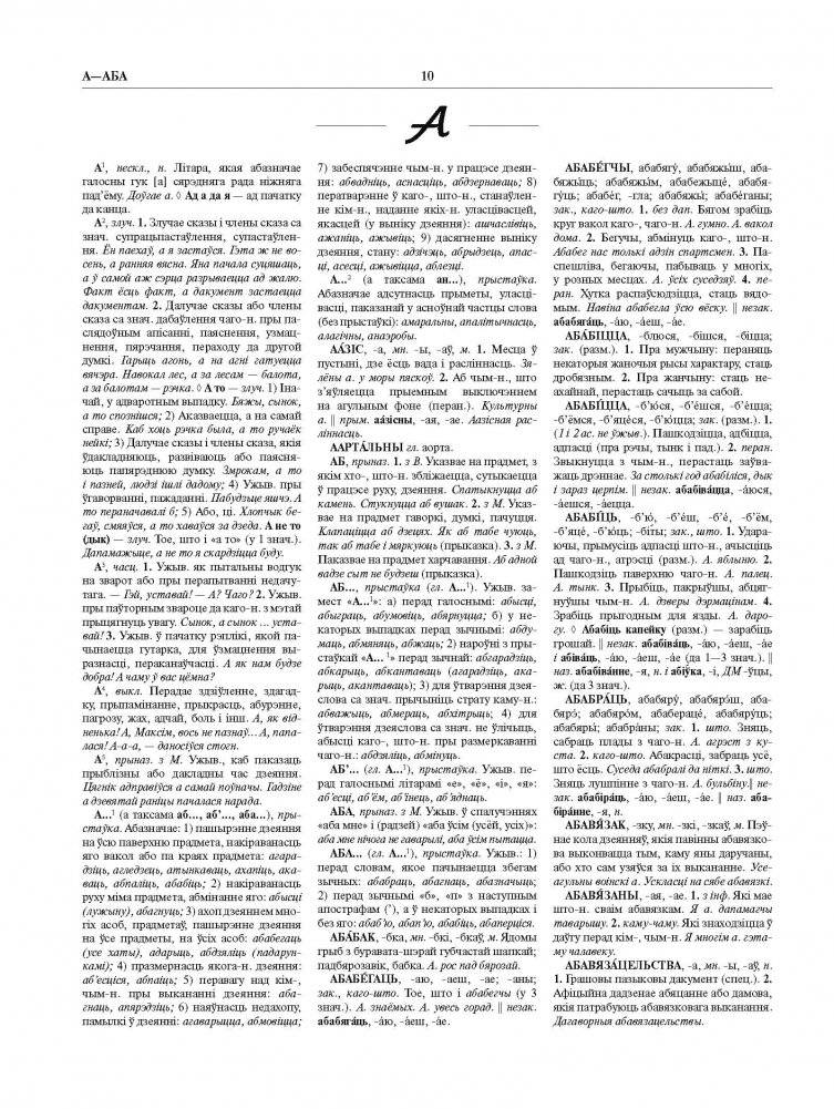 Тлумачальны слоўнік беларускай літаратурнай мовы. Том 1. А—Н фото книги 5
