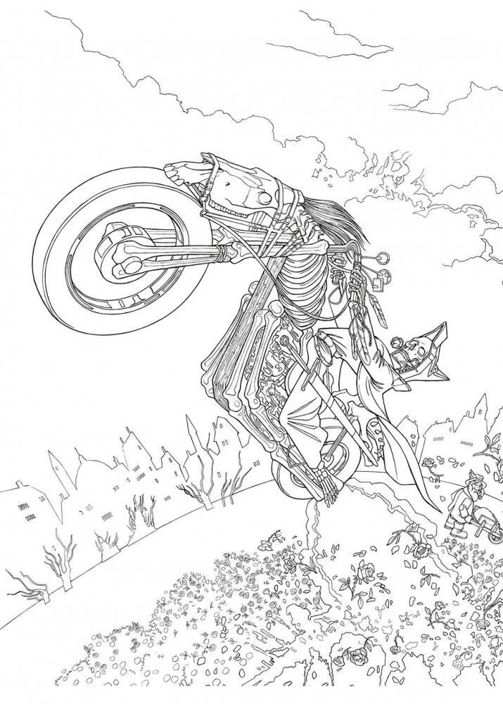 Terry Pratchett's Discworld Colouring Book фото книги 3