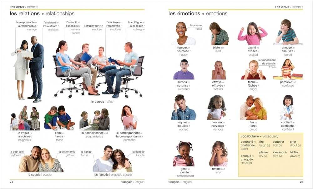 French/English Bilingual Visual Dictionary фото книги 3