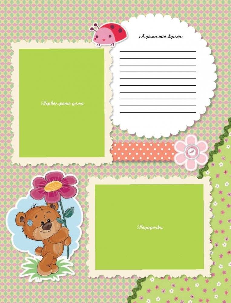 Мой первый в жизни альбом (для девочек) фото книги 3