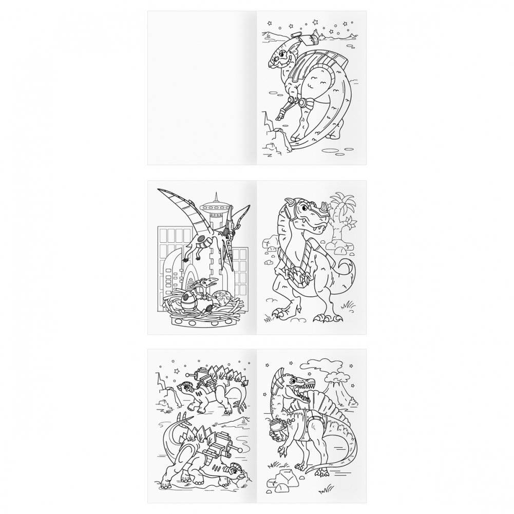 Раскраска А4, 8 стр., ТРИ СОВЫ "Для мальчиков" фото книги 4