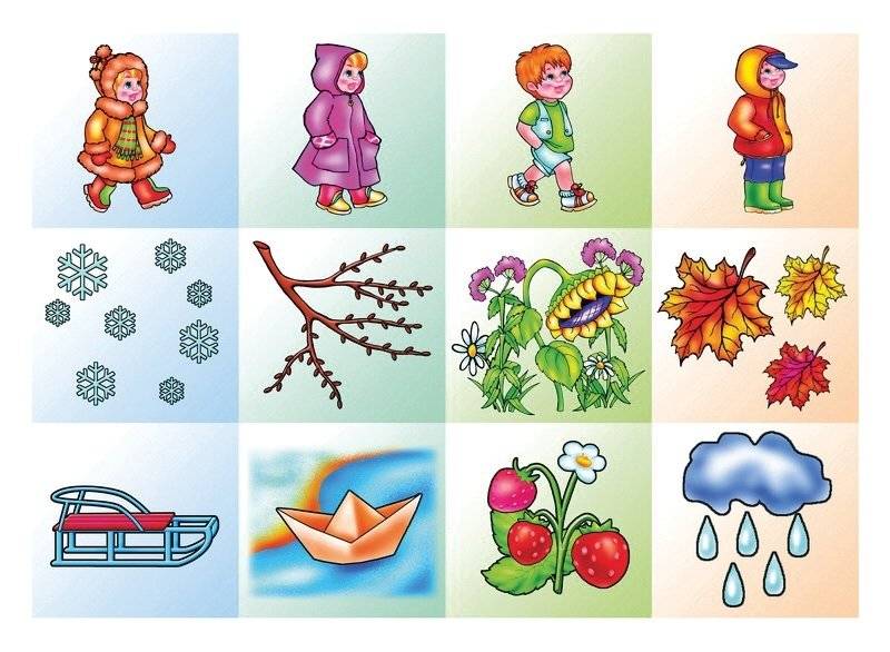 Дидактическая игра "Времена года" фото книги 3