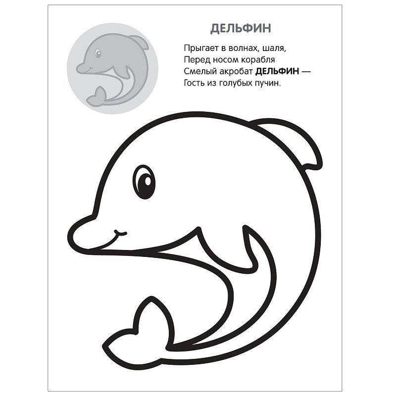 Раскраска с наклейками "В море" фото книги 2